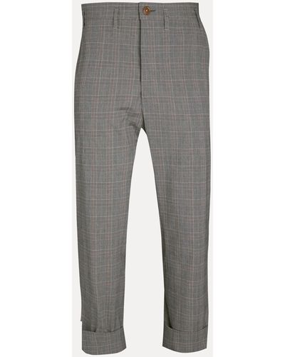 Vivienne Westwood Cropped Cruise Trousers - Grey