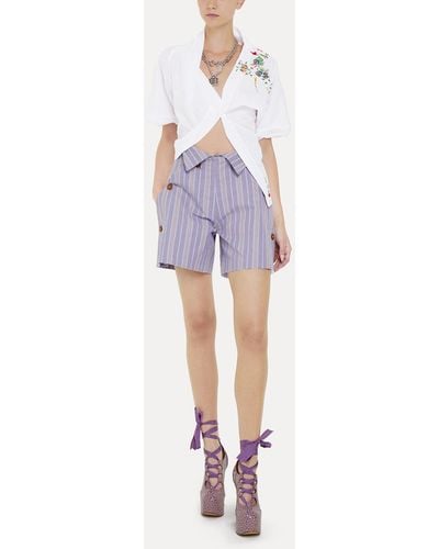 Vivienne Westwood W Cj Shorts - Purple