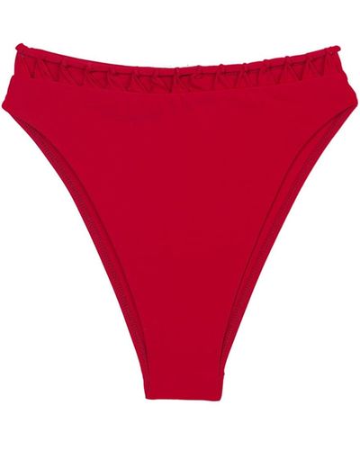 ViX Leeza Hot Pant Bottom (exchange Only) - Red