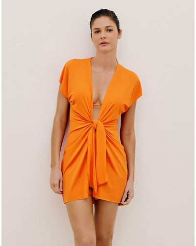 ViX Sasha Short Cover Up (final Sale) - Orange
