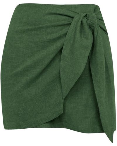 ViX Rai Mini Skirt - Green