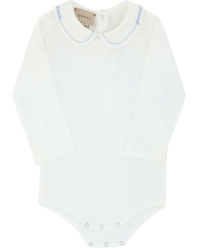 Gucci Body per Bambino-Unisex - Bianco