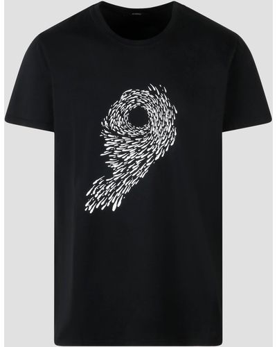 14 Bros Boo print t-shirt - Nero