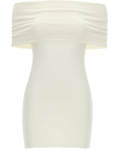 Wardrobe NYC Off Shoulders Mini Dress Dresses - White