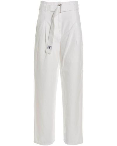 Philosophy Belted Jeans - White
