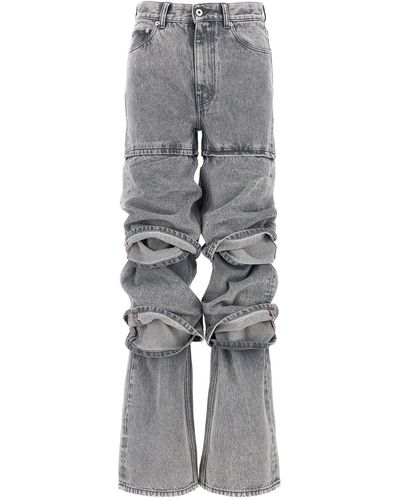 Y. Project Multi Cuff Jeans Grigio