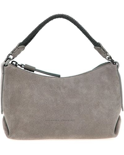 Brunello Cucinelli 'Monile' Handbag - Gray