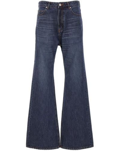 Balenciaga Flared Jeans Blu