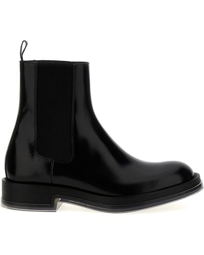 Alexander McQueen Float Boots, Ankle Boots - Black