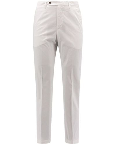 PT Torino Pantalone in cotone stretch - Grigio