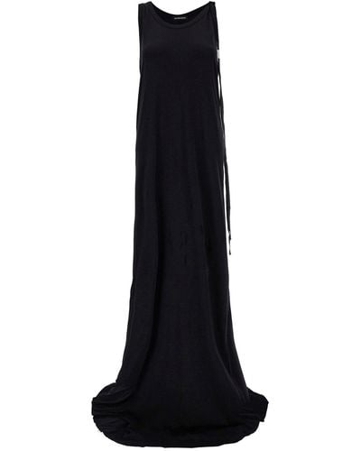 Ann Demeulemeester X-long Dresses - Black