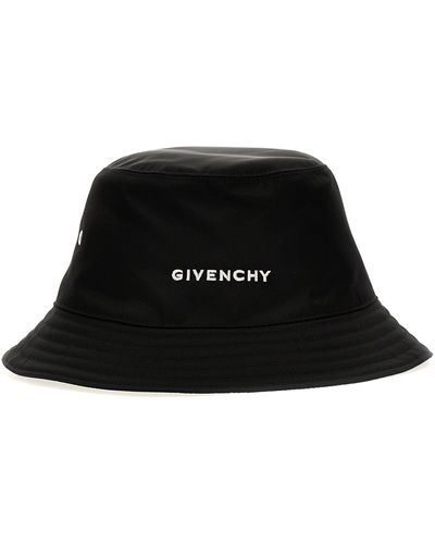 Givenchy Logo Bucket Hat Cappelli Nero