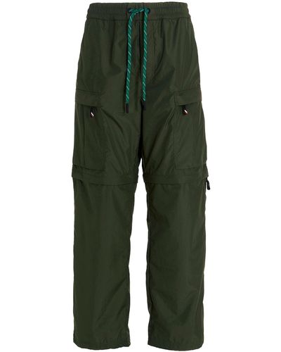 3 MONCLER GRENOBLE Nylon Cargo Pants - Green