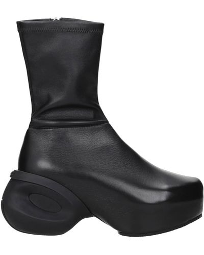 Givenchy Ankle Boots Clog Leather Black