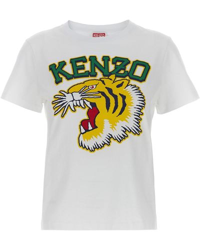 KENZO T-shirt con stampa - Bianco