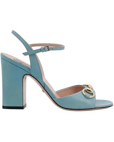 Gucci Leather Sandals - Blue