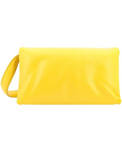 Marni Leather Shoulder Bags - Yellow