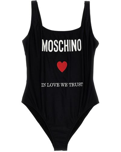 Moschino In Love We Trust Beachwear Nero