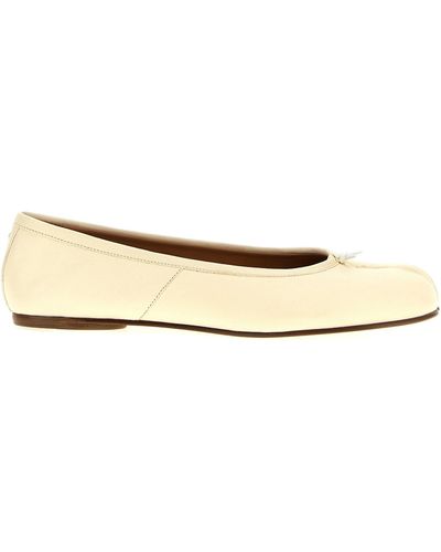 Maison Margiela Tabi Flat Shoes Bianco - Neutro