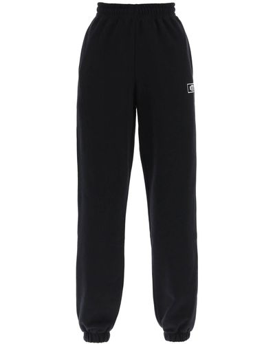 ROTATE BIRGER CHRISTENSEN Joggers With Logo Embroidery - Black