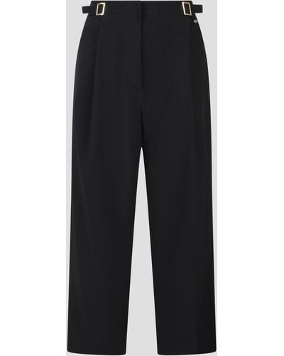 Herno Structures nylon trousers - Blu