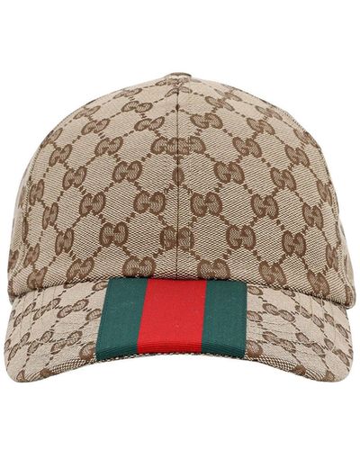 Gucci Original Gg Fabric Hat - Gray