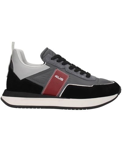 Cesare Paciotti Sneakers 4us Fabric Bordeaux - Black