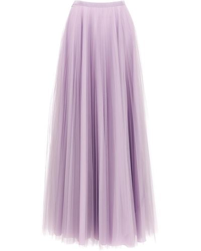 19:13 Dresscode Long Tulle Skirt Skirts - Purple