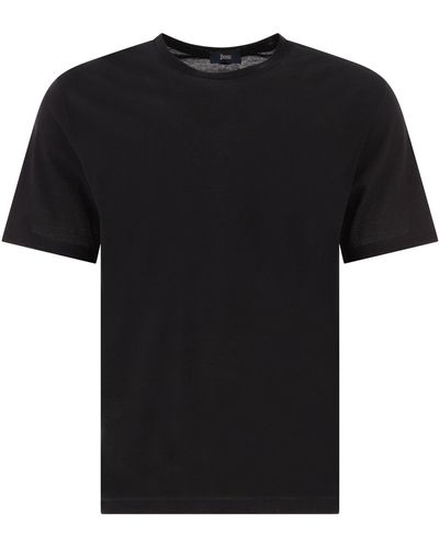 Herno Crêpe Jersey T-shirt - Black