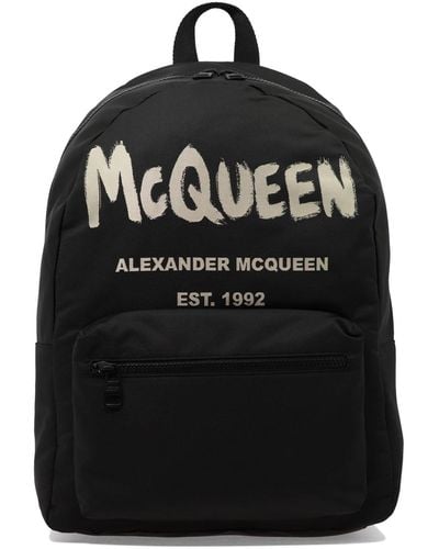 Alexander McQueen "Metropolitan" Backpack - Black