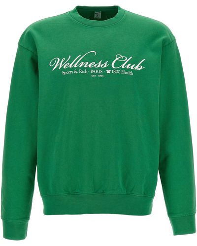Sporty & Rich 'Wellness & Health' Sweatshirt - Green