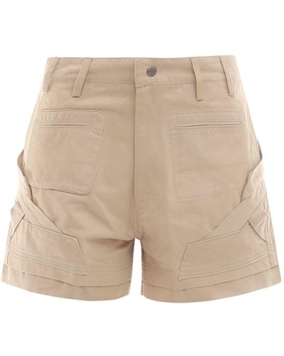 Laurence Bras Cotton Shorts - Natural