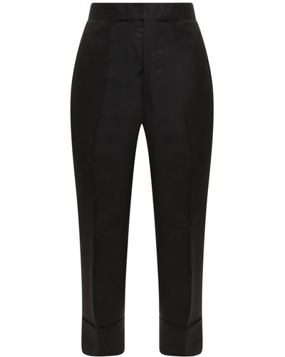 SAPIO Silk Blend Trouser - Black