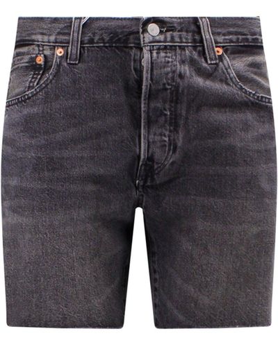 Levi's Cotton Bermuda Shorts - Gray