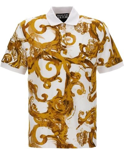 Versace All Over Print Shirt Polo Multicolor - Metallizzato