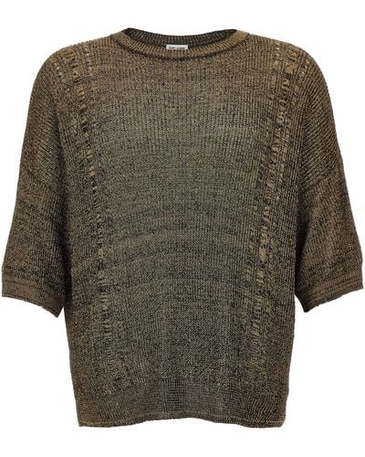 Saint Laurent Thread Sweater Sweater, Cardigans - Gray