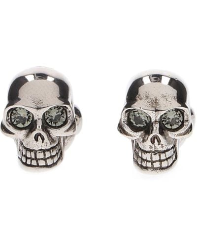 Alexander McQueen Twin Skulls Jewellery - Metallic