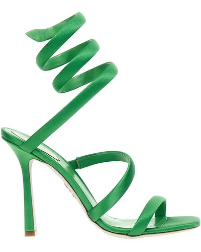 Rene Caovilla Cleo Sandals - Green