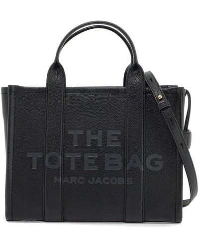Marc Jacobs The Leather Medium Tote Bag - Black
