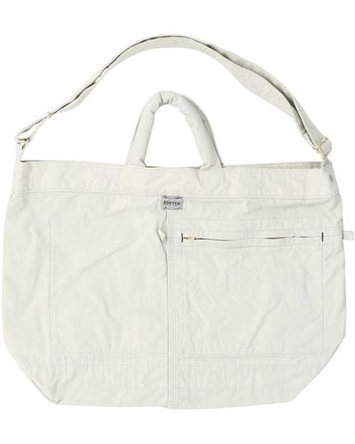 Porter-Yoshida and Co Mile Handbags - White