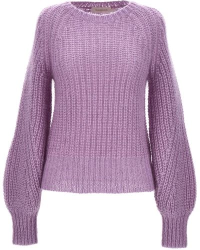 Zimmermann Mohair Blend Sweater Sweater, Cardigans - Purple