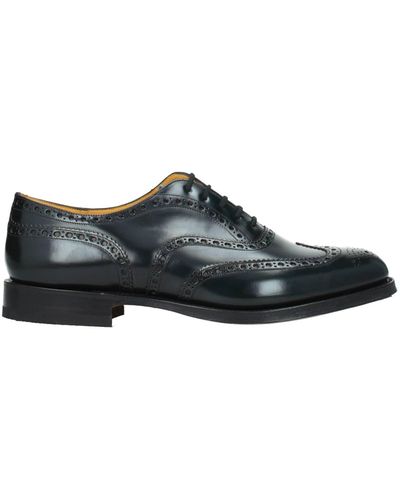 Church's Lace Up And Monkstrap Burwood Leather Wood - Black