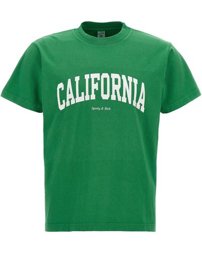 Sporty & Rich California T-shirt - Green