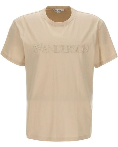 JW Anderson Jw Anderson T-Shirt - Natural