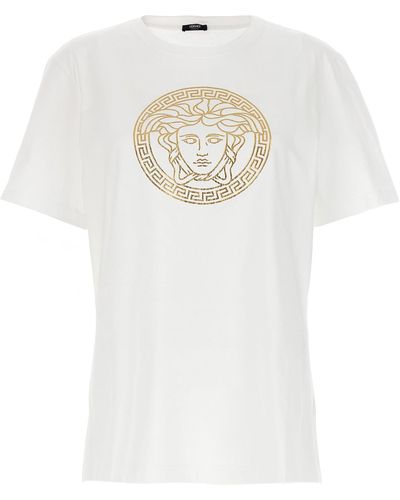 Versace 'Medusa' T Shirt Bianco