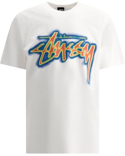 Stussy Thermal Stock T-shirts - White