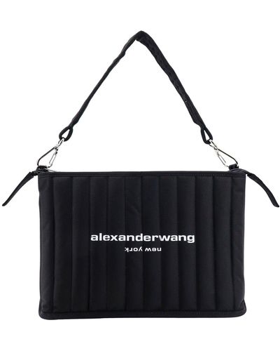 Alexander Wang Padded Nylon Shoulder Bag - Black