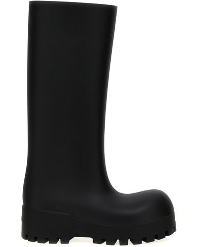 Balenciaga Bulldozer Boots, Ankle Boots - Black