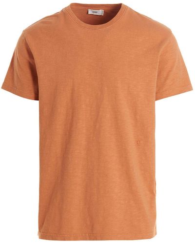 Closed Logo Embroidery T-shirt - Orange