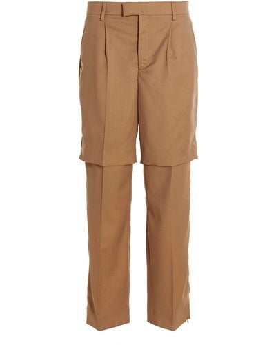 VTMNTS Tailored Trousers - Natural